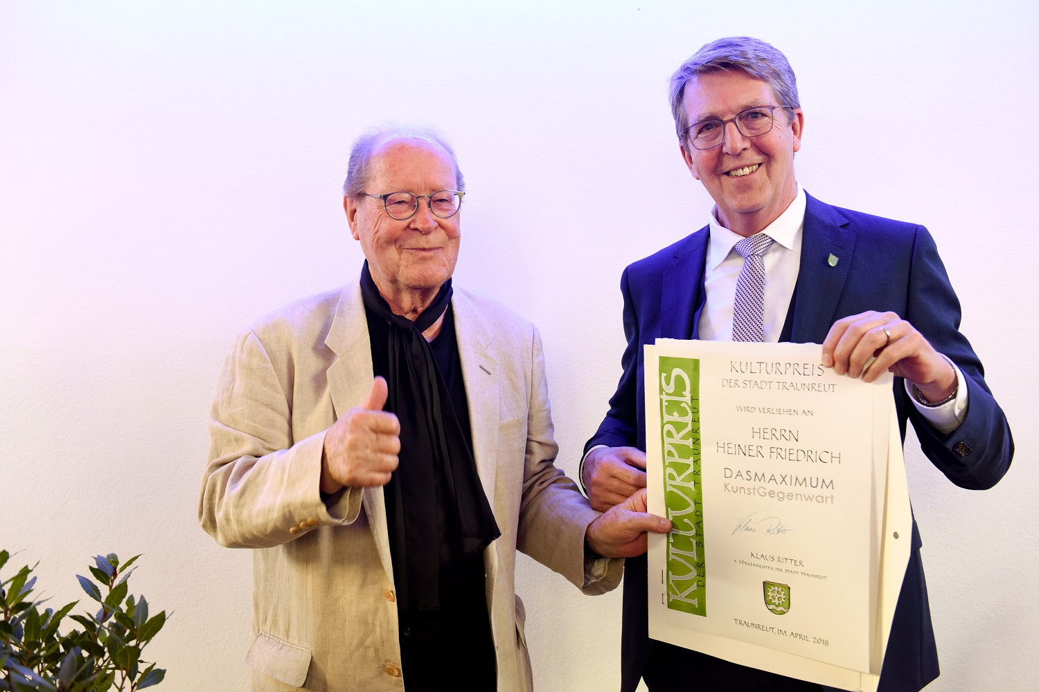 2018_04_13 B-113 Kulturpreisverleihung, Foto Stadt Traunstein (95)