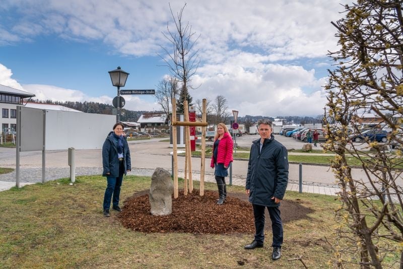 14-04-2021: Eichenpflanzung zu Ehren von Joseph Beuys in Miesbach