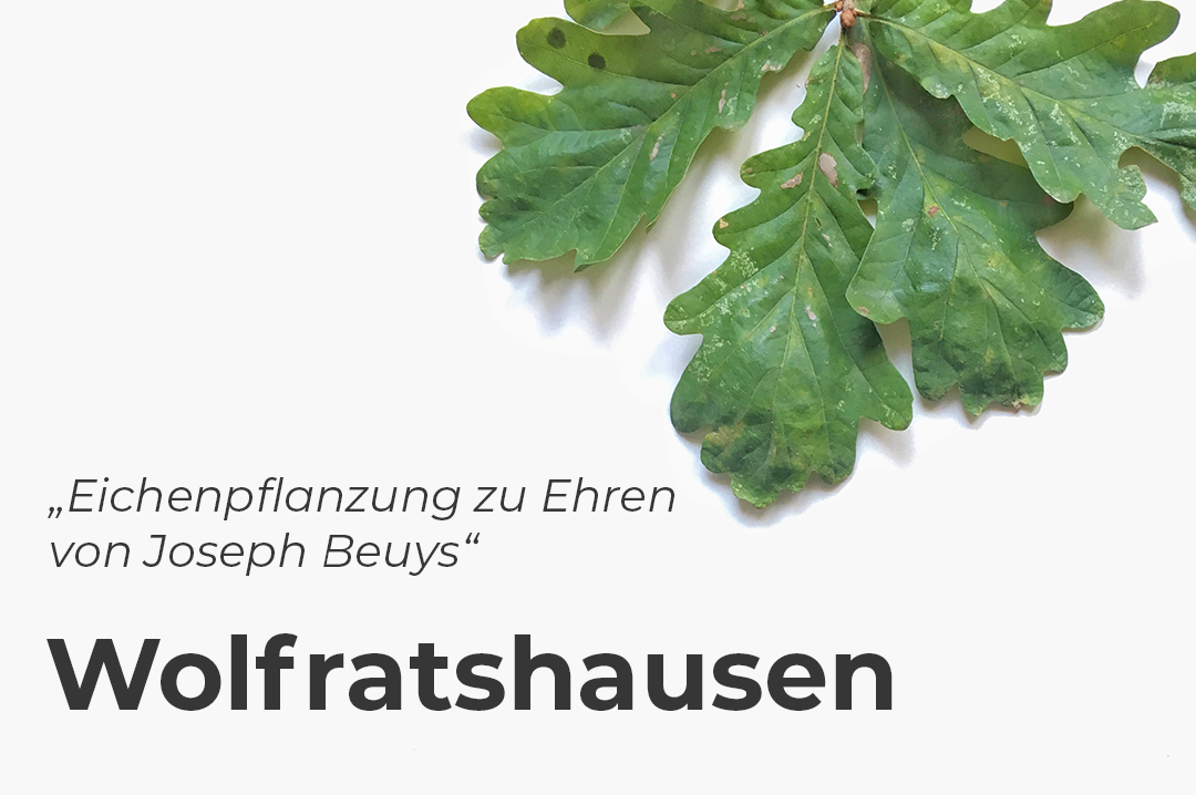 Oak planting in honor of Joseph Beuys - Wolfratshausen